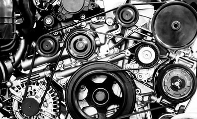 Engrenages d’une machine